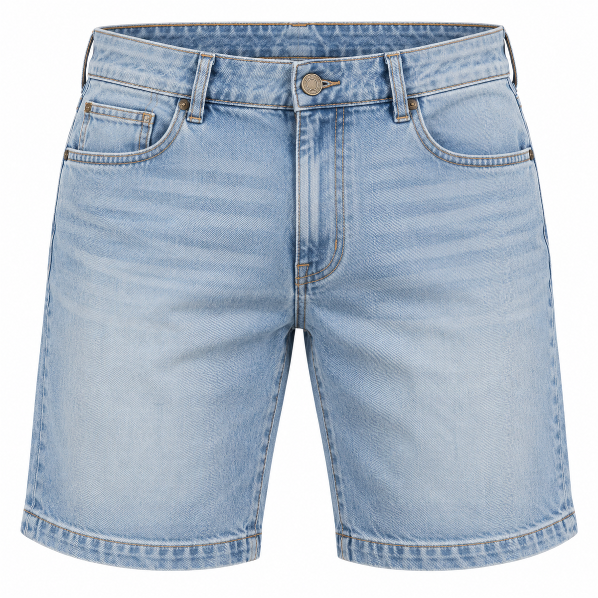 Premium Light-Wash Denim Shorts | Holghan Ertouttin