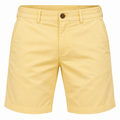Tailored Light Yellow Cotton Chino Shorts | Holghan Ertouttin